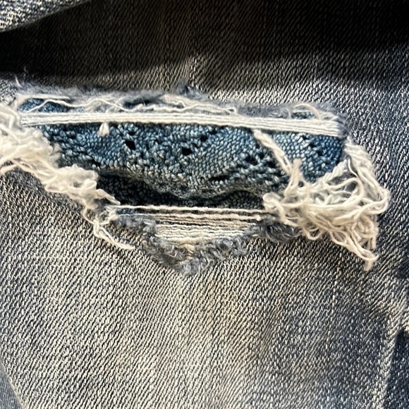 [AEO] NWOT Vintage Collection Lace insert Jeggings - Picture 4 of 8